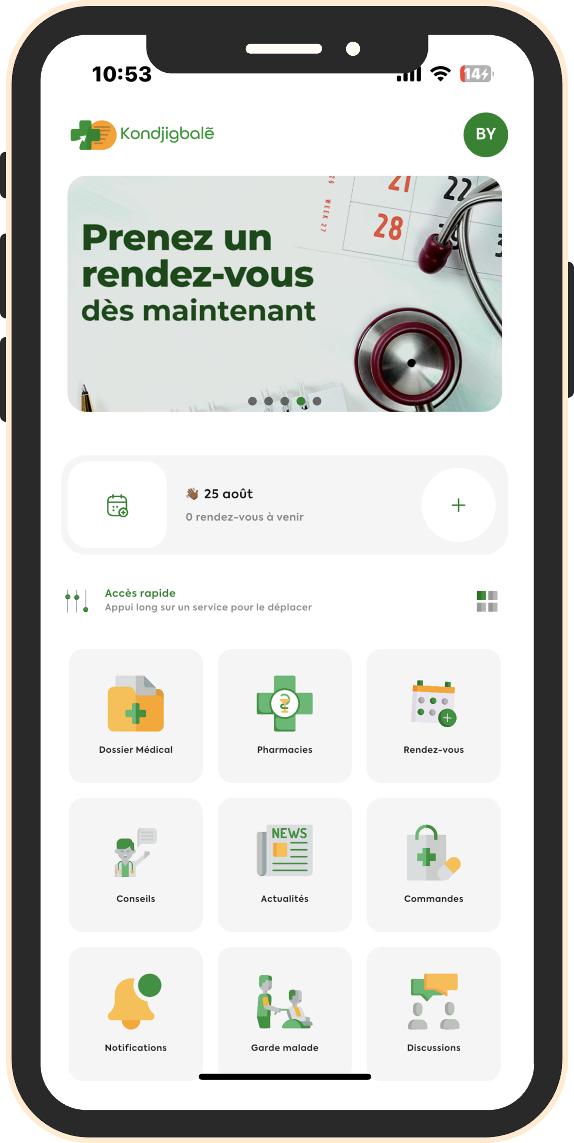 Application Kondjigbale